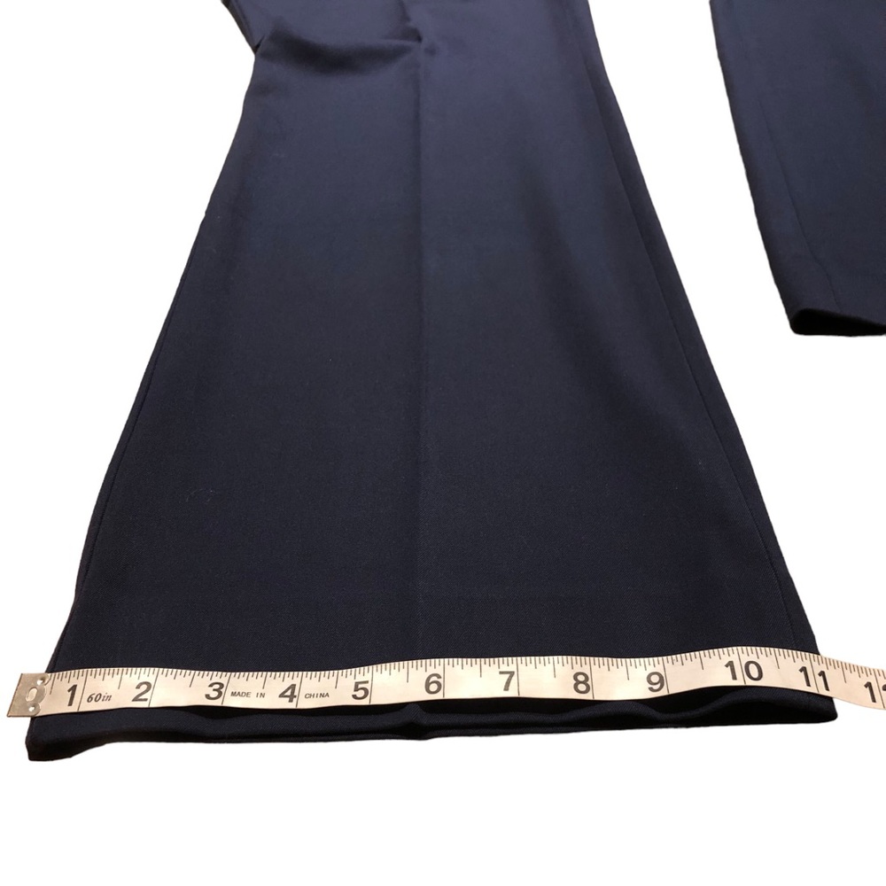 Chico’s NEW So Slimming Flare Leg Trousers 14 Regular Navy Blue NWT - Picture 11 of 12